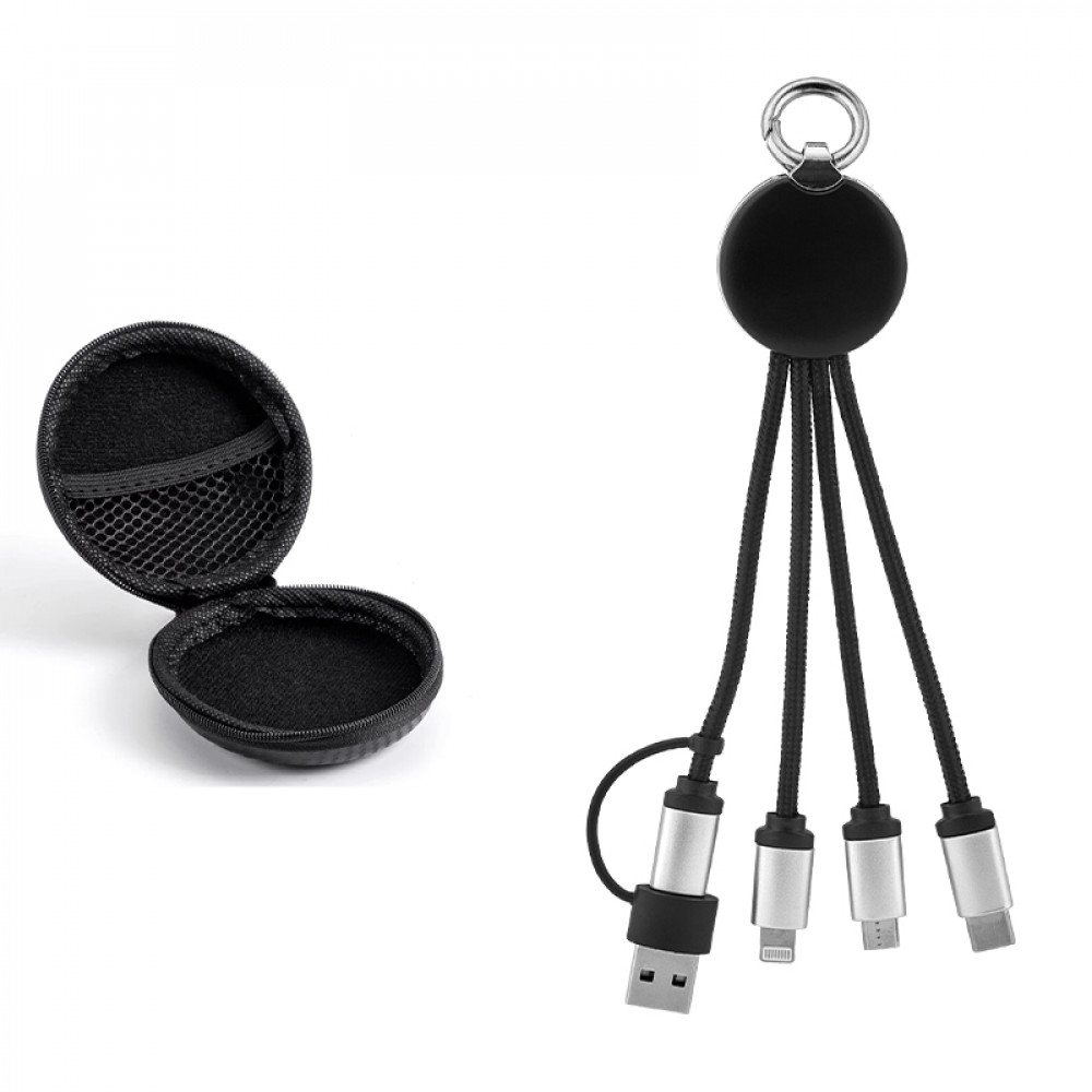 Şarj Kablosu ışıklı 3lü - EVA Kutulu